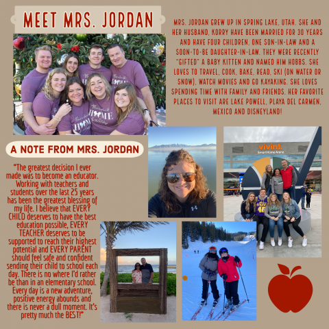 Welcome Mrs. Jordan - New Principal of East Meadows