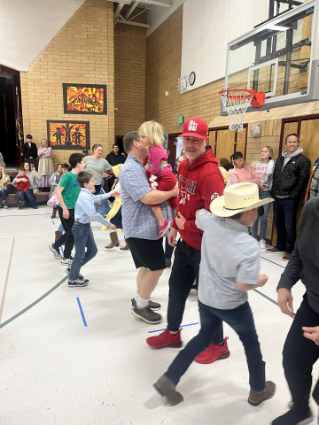 square dance with family