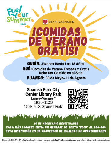 Summer Meals Flyer Spanish