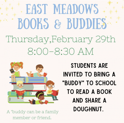 Books and Buddies February 29th