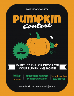 Pumpkin Carving Contest Friday, Oct. 21st from 5-8 pm
