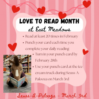 Love to read Month flyer