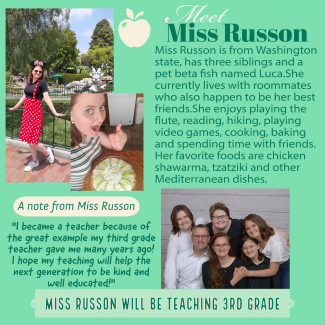 Picture of Mrs. Russon and her family