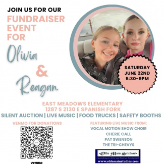 Fundraiser for Olive and Reagan Saturday June 22nd 