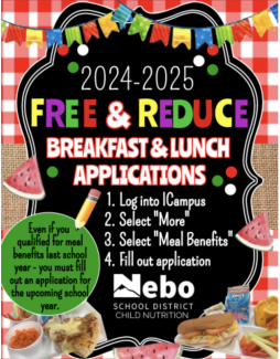 Free and Reduced Lunch Applications Now Available
